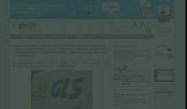 
							         Logistik-Newsflash: GLS startet Online-Portal | Stromspar-Studie bei ...								  
							    