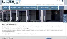 
							         LOG:IT GmbH - Lieferantenportal								  
							    
