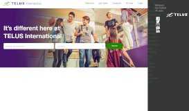 
							         Logo Telus International - Find Jobs - Careers portal								  
							    