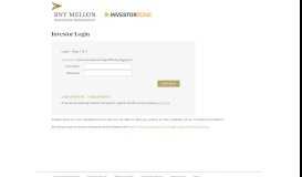 
							         Logon Page - BNY Mellon Investment Management								  
							    