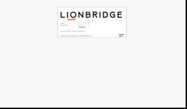 
							         Logon - SAP Web Application Server - Lionbridge								  
							    