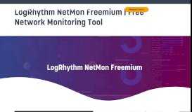
							         LogRhythm NetMon Freemium | Free Network Monitoring Tool ...								  
							    