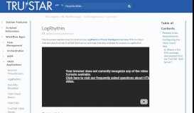 
							         LogRhythm - TruSTAR Knowledge Base								  
							    
