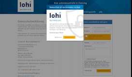 
							         Lohi Freising | Datenschutz								  
							    