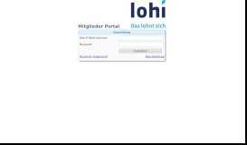 
							         Lohi - Lohnsteuerhilfe Bayern e.V. | Mitgliederportal								  
							    