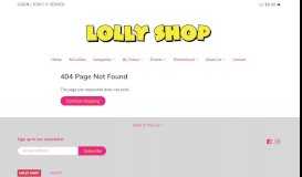 
							         LollyShop -- Login								  
							    