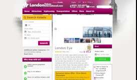 
							         London Eye - Timed Ticket | London Tickets International								  
							    