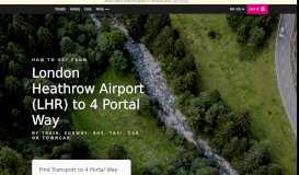 
							         London Heathrow Airport (LHR) to 4 Portal Way - 6 ways to travel via ...								  
							    