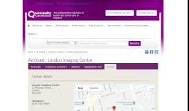 
							         London Imaging Centre - CQC								  
							    