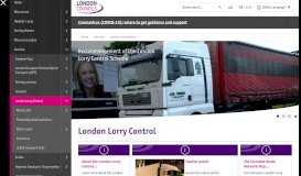 
							         London Lorry Control | London Councils								  
							    