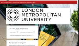 
							         London Metropolitan University								  
							    