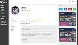 
							         Lone - AM Portal :: Indie Shuffle								  
							    