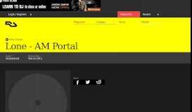 
							         Lone - AM Portal on Soundcloud - RA								  
							    