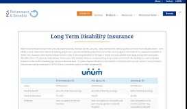 
							         Long Term Disability - PCA RBI								  
							    