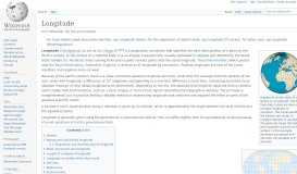 
							         Longitude - Wikipedia								  
							    