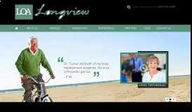
							         Longview Orthopedic Associates | Orthopedic Surgeons Cowlitz County								  
							    