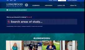 
							         Longwood University: Home								  
							    
