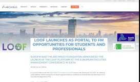 
							         LOOF Launches Portal to FM Opportunities for Students and ...								  
							    