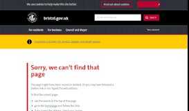 
							         Look at and track planning applications - bristol.gov.uk								  
							    