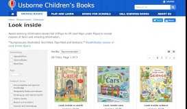 
							         “Look inside” at Usborne Children's Books								  
							    