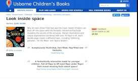 
							         “Look inside space” at Usborne Children's Books								  
							    
