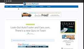 
							         Look-Out AutoTrader and Cars.com, There's a new Guru in Town ...								  
							    