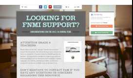 
							         Looking for FNMI support? | Smore Newsletters for Education								  
							    