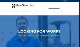 
							         Looking for Work – Hire Quest - Hire Quest LLC								  
							    
