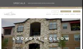 
							         Lookout Hollow: Apartments in Selma, TX								  
							    