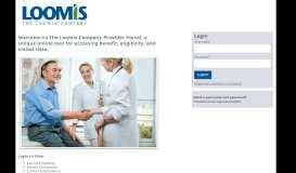 
							         Loomis Provider Portal - Healthx								  
							    
