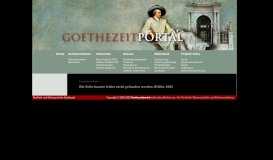 
							         Lore vom Tore - Das Goethezeitportal								  
							    