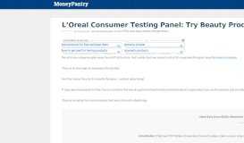 
							         L'Oreal Consumer Testing Panel: Try Beauty Products & Get ...								  
							    