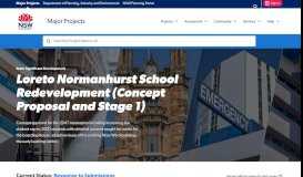 
							         Loreto Normanhurst School - NSW Planning Portal - NSW Government								  
							    