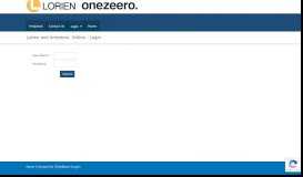 
							         Lorien and onezeero. Online > login								  
							    