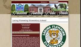 
							         Loring-Flemming Elementary - Gloucester Township Public Schools								  
							    