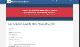 
							         Los Angeles County USC Medical Center | NNLM								  
							    