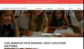 
							         Los Angeles Film School: Why Location Matters - Columbia College ...								  
							    