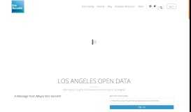 
							         Los Angeles Open Data - City of Los Angeles								  
							    