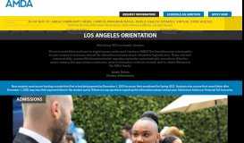 
							         Los Angeles Orientation - AMDA								  
							    