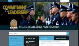 
							         Los Angeles Police Department								  
							    