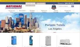 
							         Los Angeles Porta Potty Rentals | Clean & Affordable Portable Toilets								  
							    