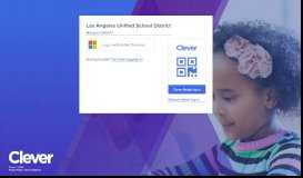 
							         Los Angeles Unified School District - Clever | Log in								  
							    
