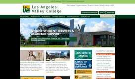 
							         Los Angeles Valley College: Home								  
							    