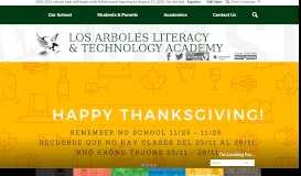 
							         Los Arboles Literacy & Technology Academy								  
							    