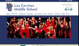 
							         Los Cerritos Middle School > Home								  
							    