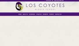 
							         Los Coyotes Middle School								  
							    