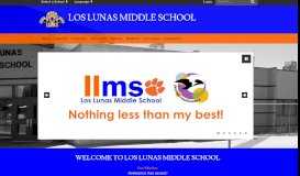 
							         Los Lunas Middle School: Home								  
							    