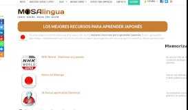 
							         Los mejores recursos para aprender japonés online - MosaLingua								  
							    