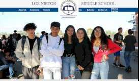 
							         Los Nietos Middle School								  
							    