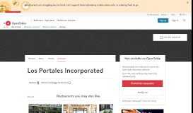 
							         Los Portales Incorporated Restaurant - Glen Burnie, MD | OpenTable								  
							    